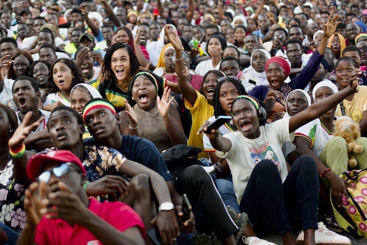 APTOPIX Senegal WCup Soccer Fans